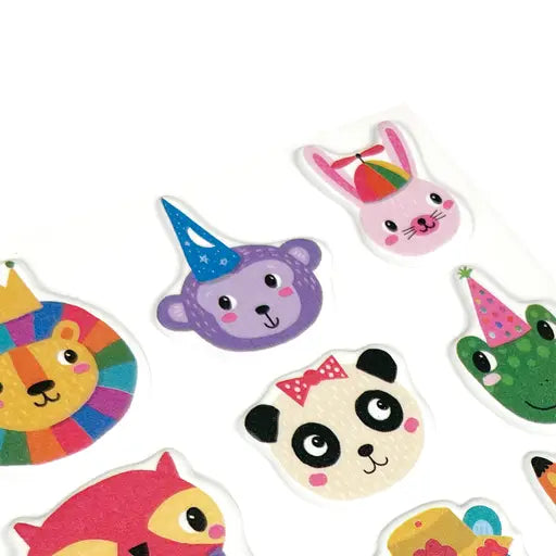 Stickiville Party Animals Puffy Stickers