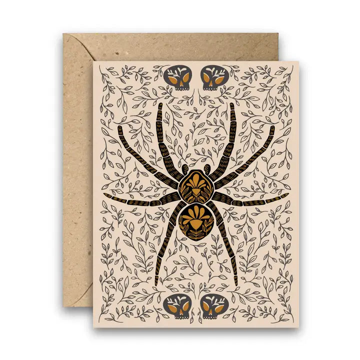 Dark Omens Spider Greeting Card