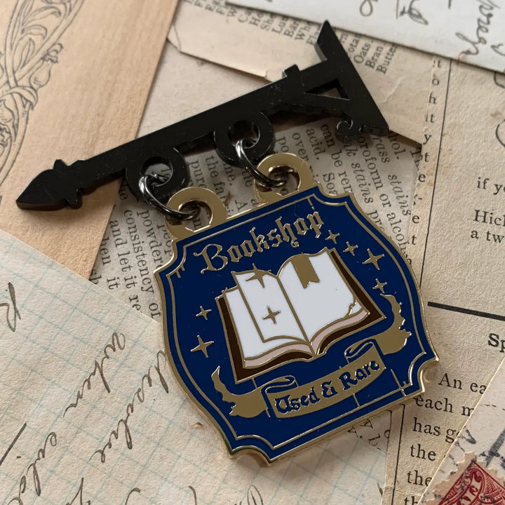 Book Shop Sign Enamel Pin