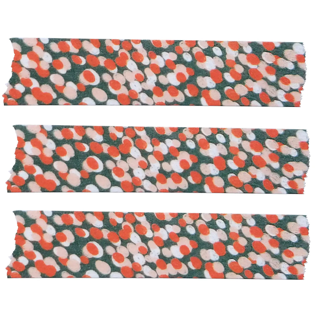 Confetti Dot Washi Tape - Pink, Red, and Green