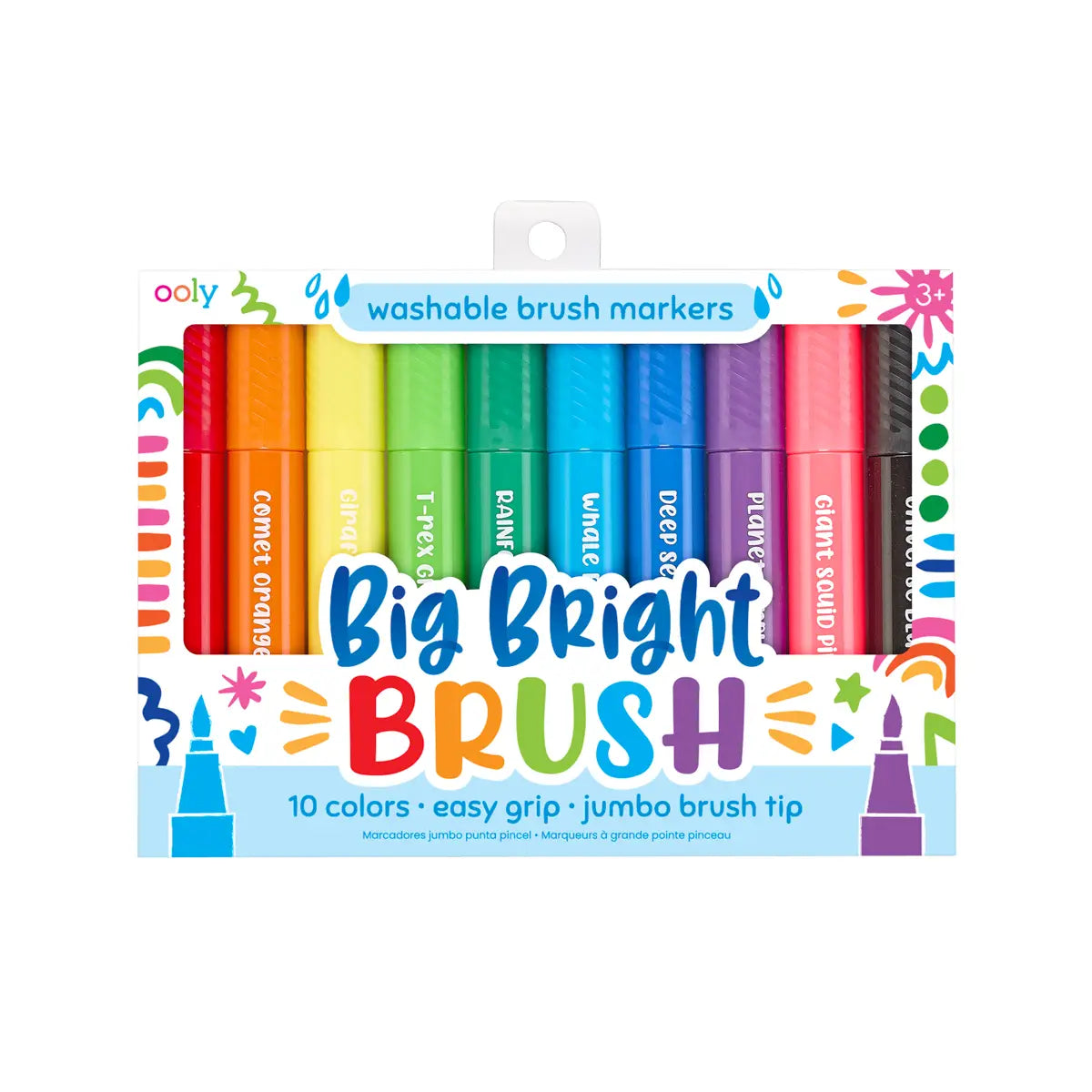 Big Bright Brush Markers (Set of 10)