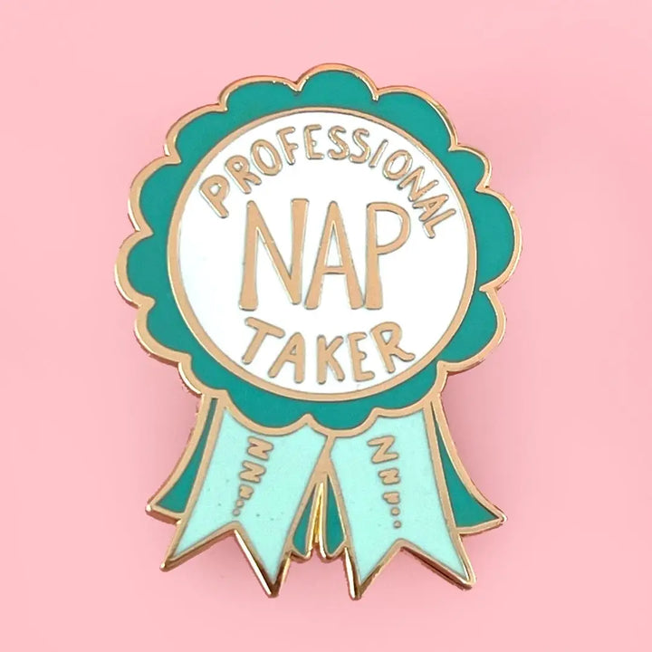 Professional Nap Taker Award Enamel Pin