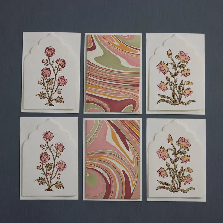 Boxed Artisan Notecard Set - Sandook Quartz