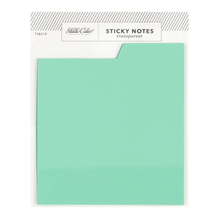 Tabbed Transparent Sticky Notes