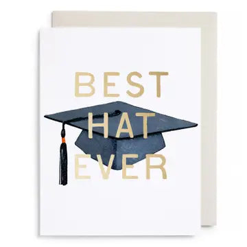 Best Hat Ever Graduation Card