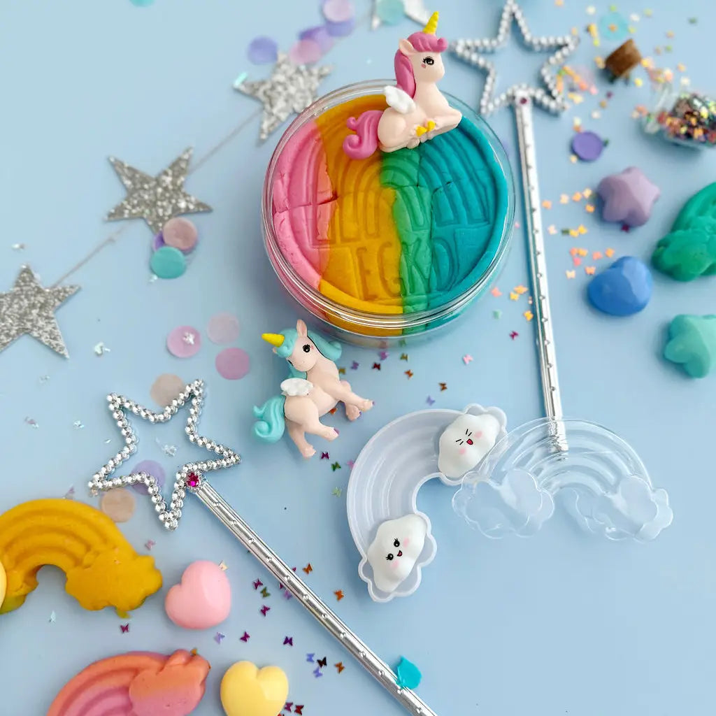 Unicorn (Rainbow Sherbet) KidDough Play Kit