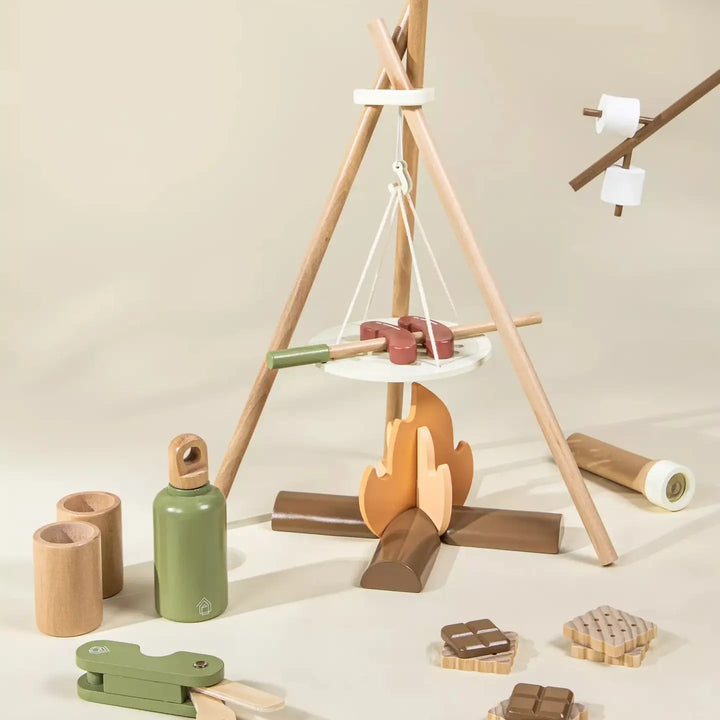 Wooden Camping Set