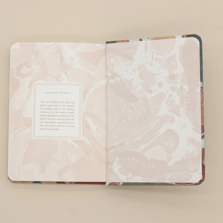 Carnelian Marble Hardcover Journal (B6)
