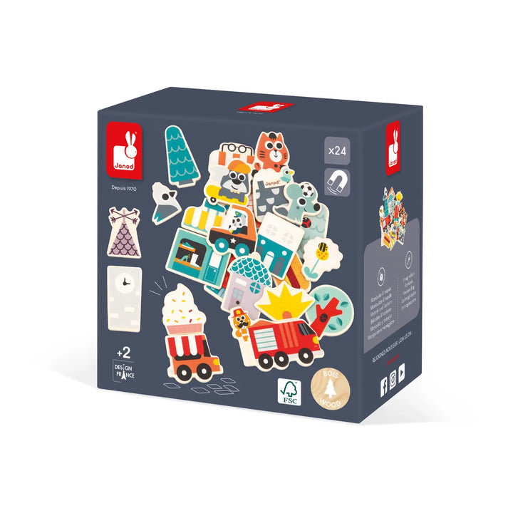 City Magnets - 24 Pieces