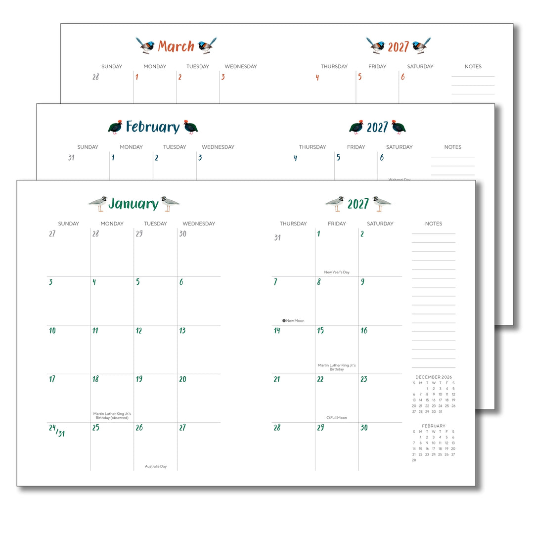 2027 Orders of the Animals High Note Softcover Planner