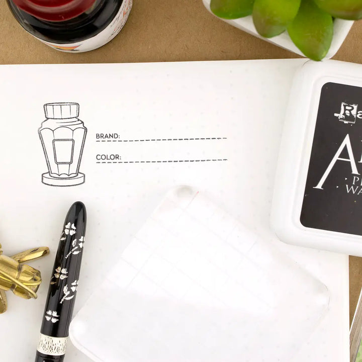 Nibs & Ink - 4"x6" Clear Stamp Set (16 Stamp Designs)