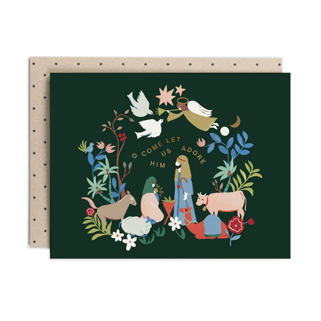 Come Let Us Adore Card (Set of 8)
