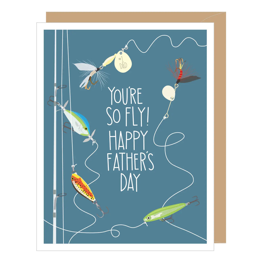 Fishing Lures Father's Day Card