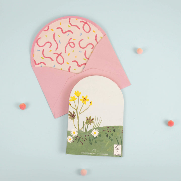 Bird & Worm Pop-Up Birthday Card
