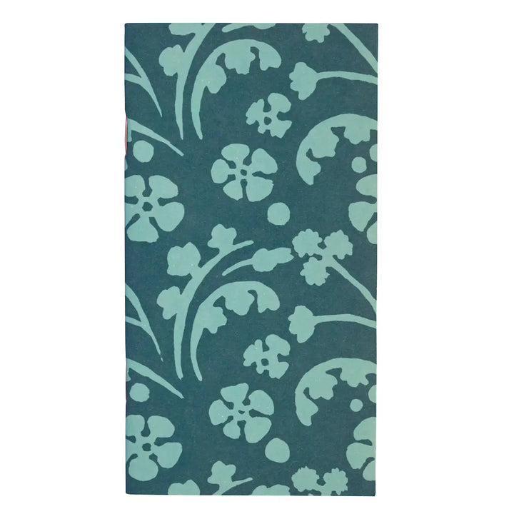 Very Slim List Book Wild Flowers Blue