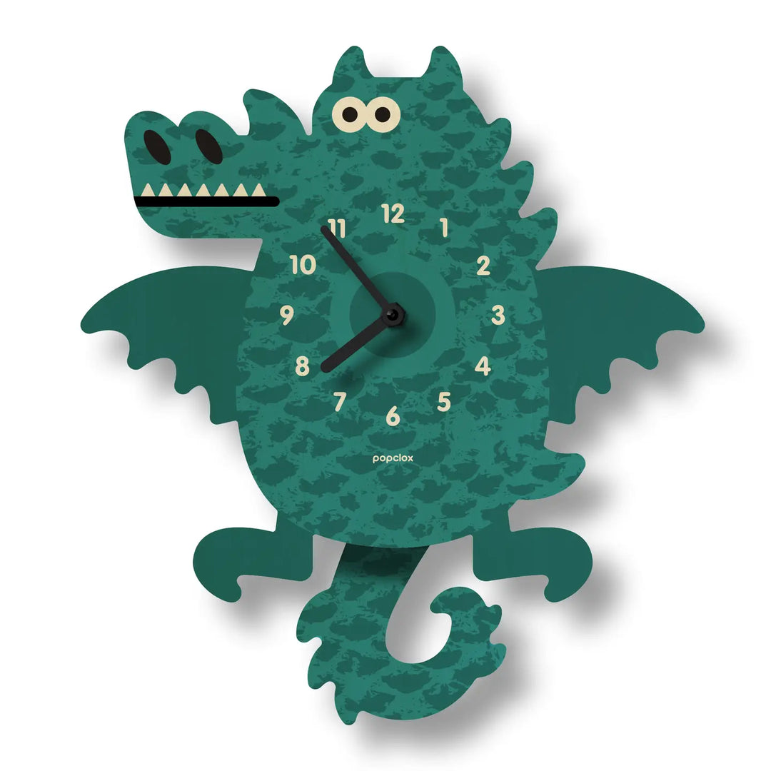 Wooden Dragon Pendulum Clock