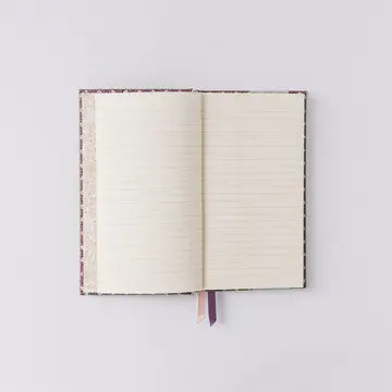 Purple Folk Pattern Pocket Journal