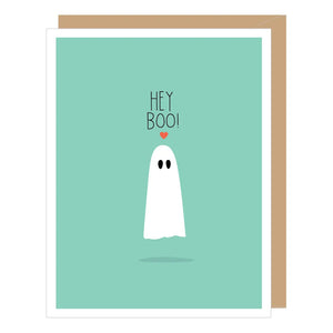 Hey Boo Ghost Halloween Card