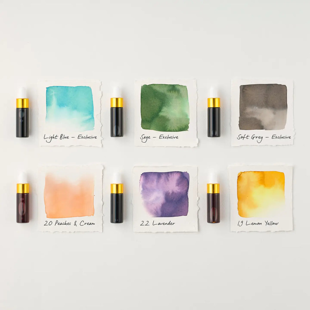 Mini Fountain Pen Ink Collection - Pastel