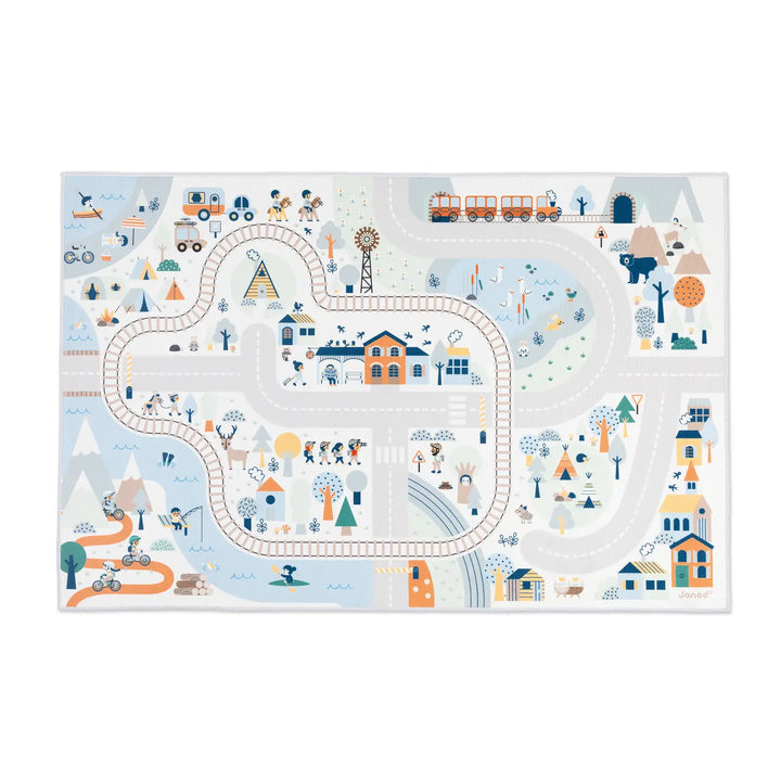 Crossroads White Valley Play Mat