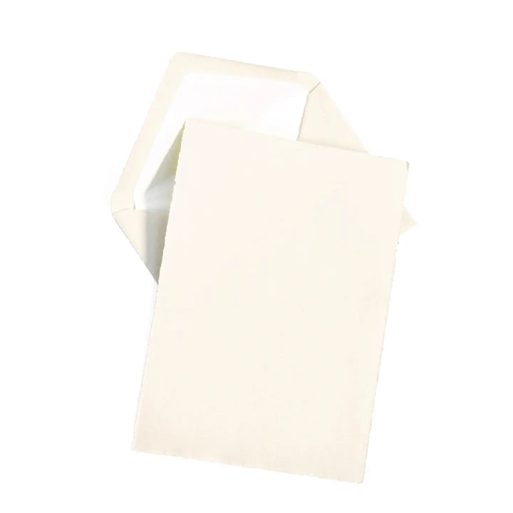 Classic Laid Deckle Edge Sheet Correspondence Gold Box