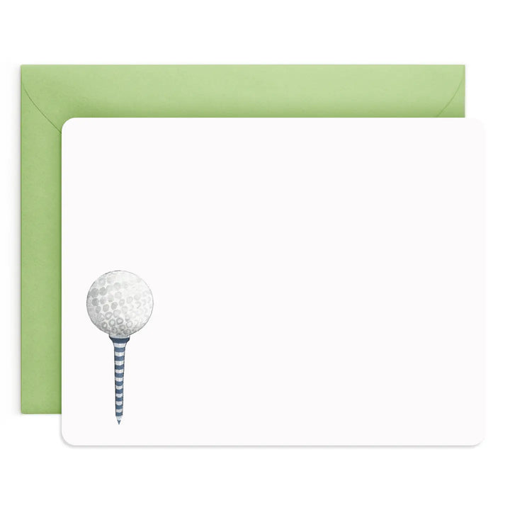 Golf Tee Flat Notes (Set of 8)
