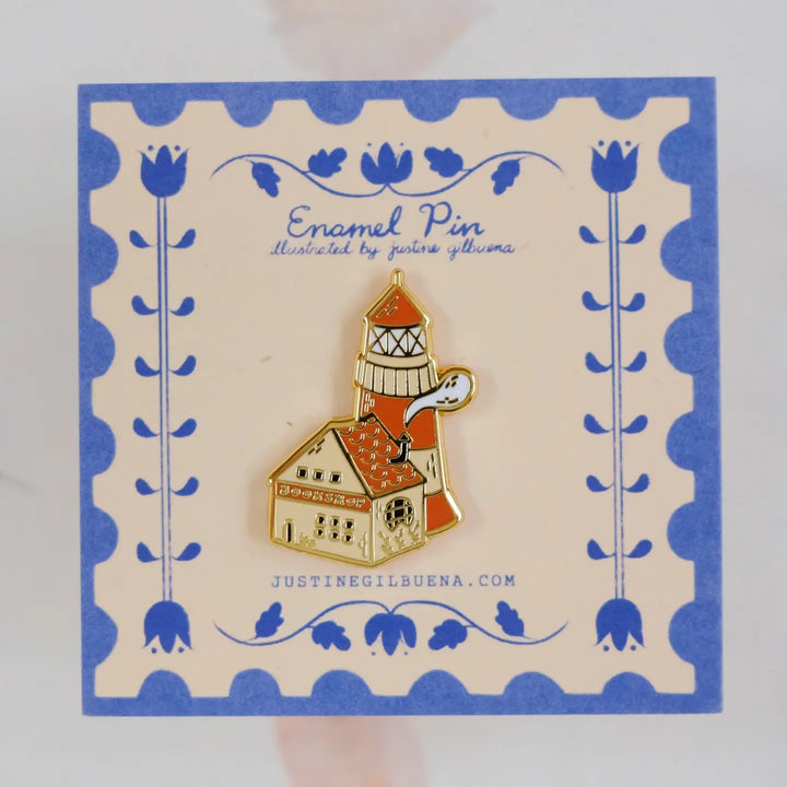 Lighthouse Bookshop Enamel Pin