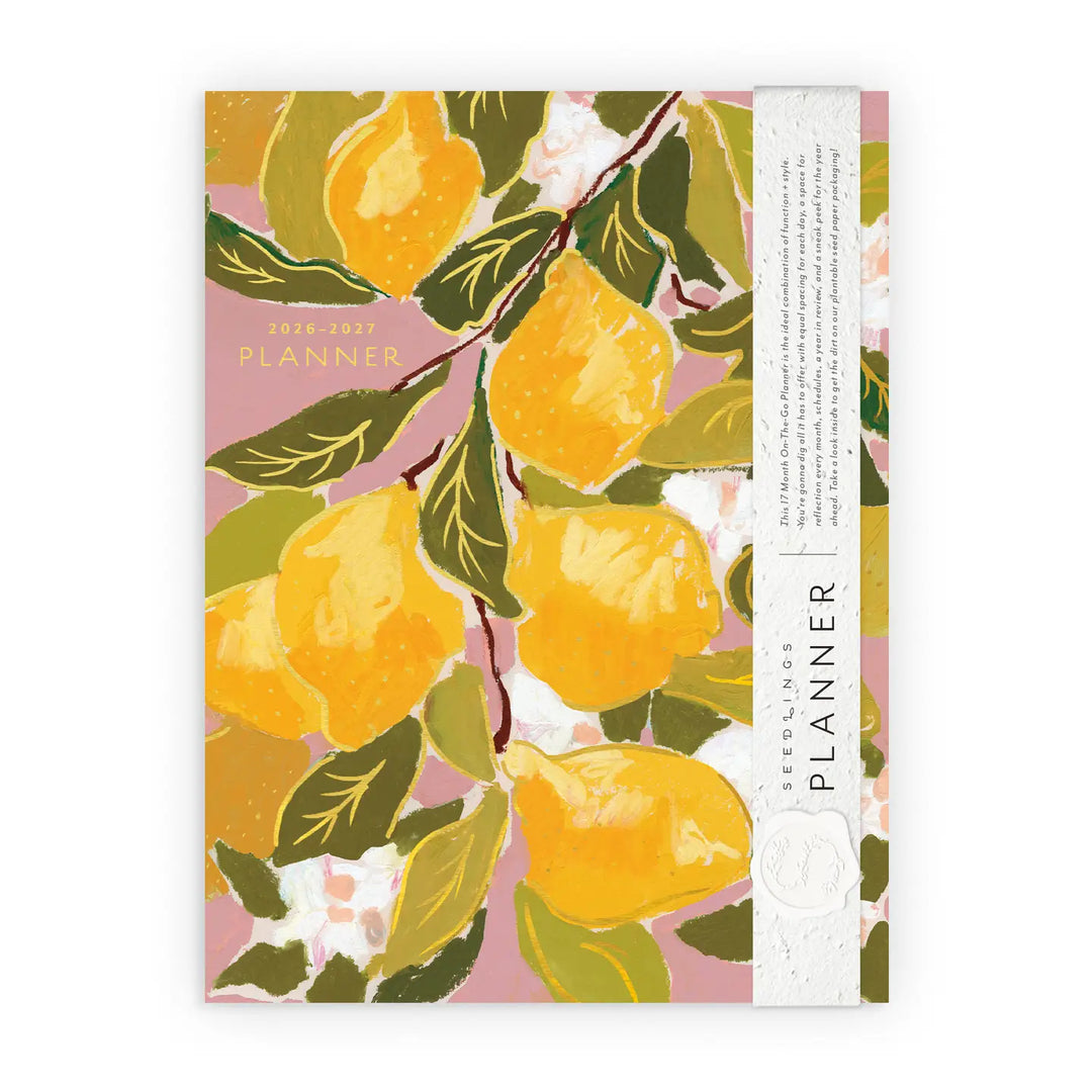 2026 - 2027 Lemons - Seedlings On The Go Planner