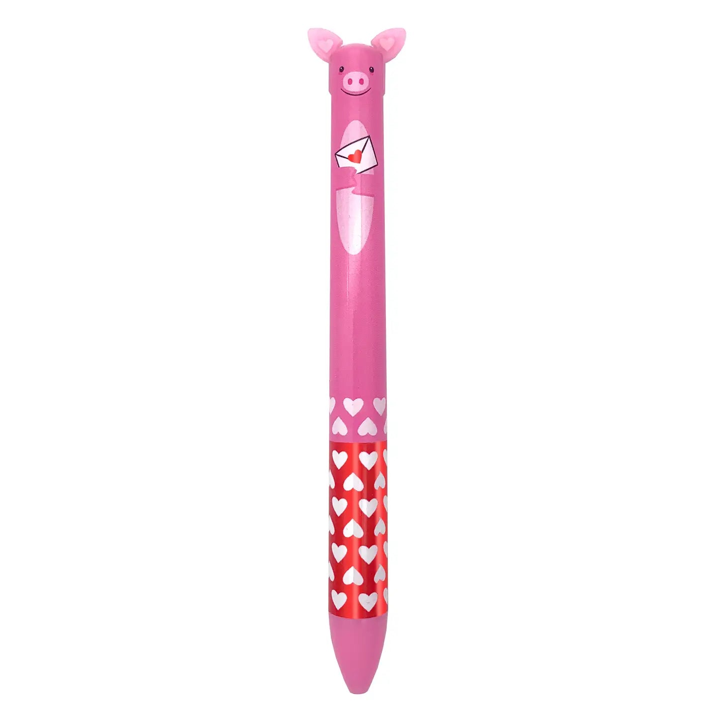 Twice as Nice Two Color Click Pen - Valentine