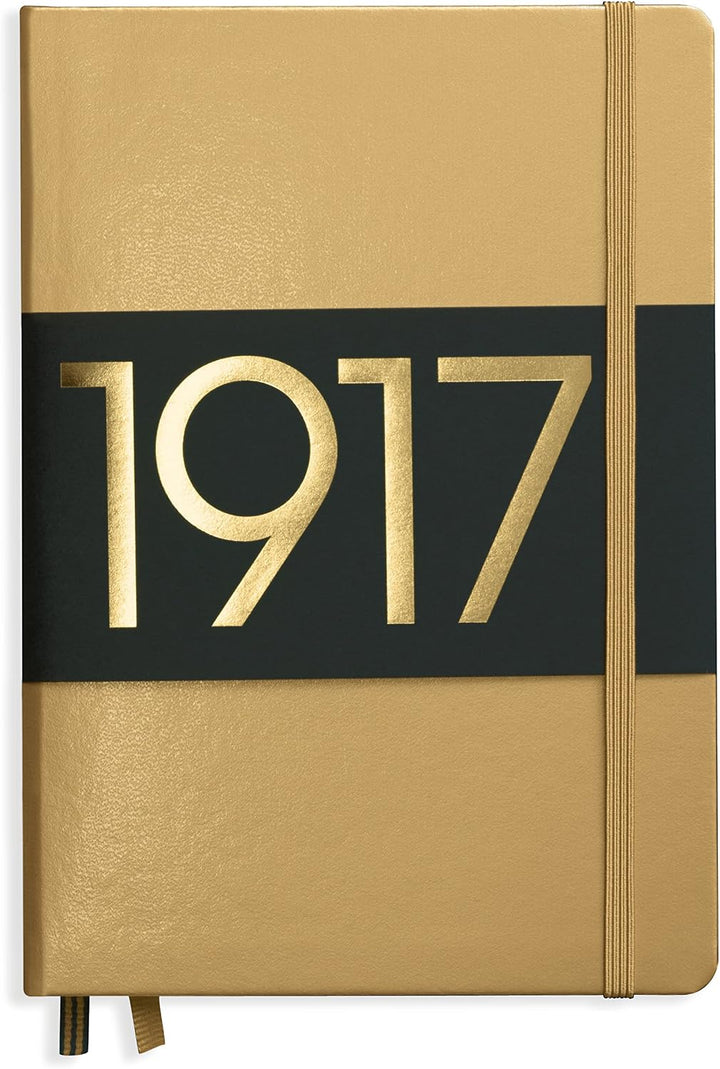 Leuchtturm Notebooks (A5) - Limited edition, hardcover, gold, dotted