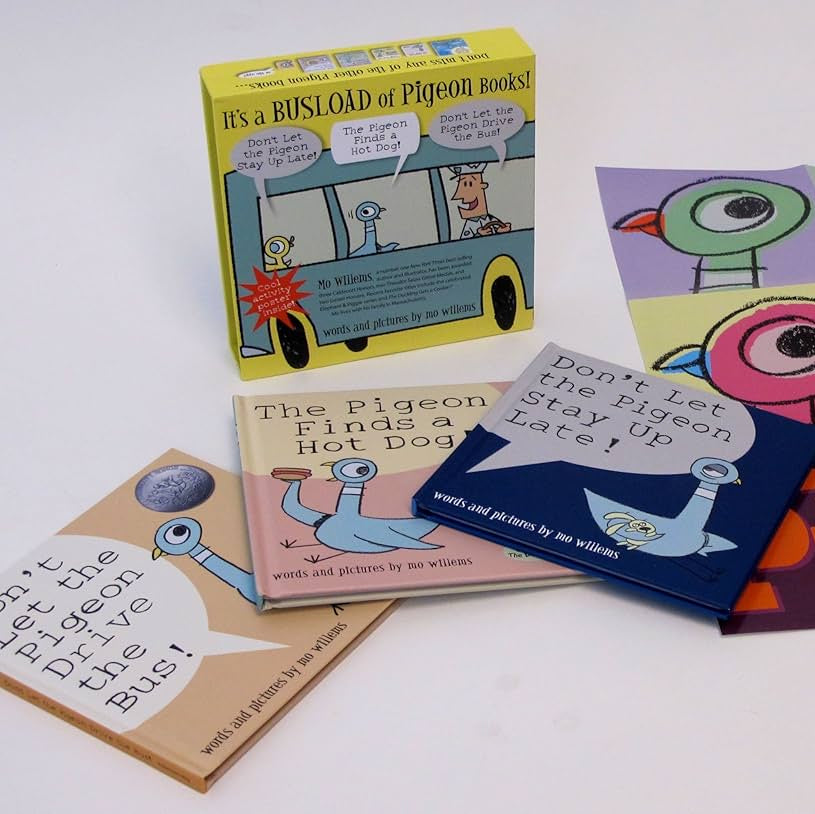 It's a Busload of Pigeon Books!