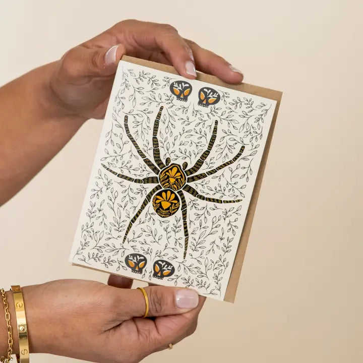 Dark Omens Spider Greeting Card