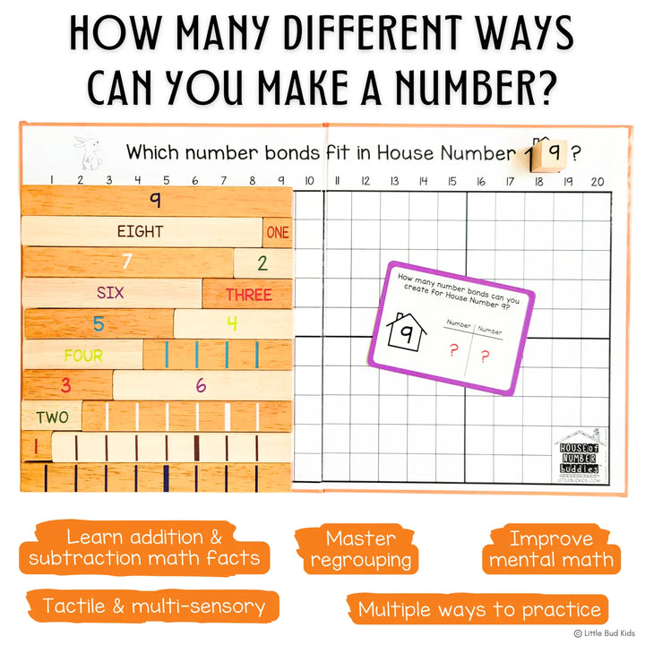 House of Number Buddies Number Bond Math Toy