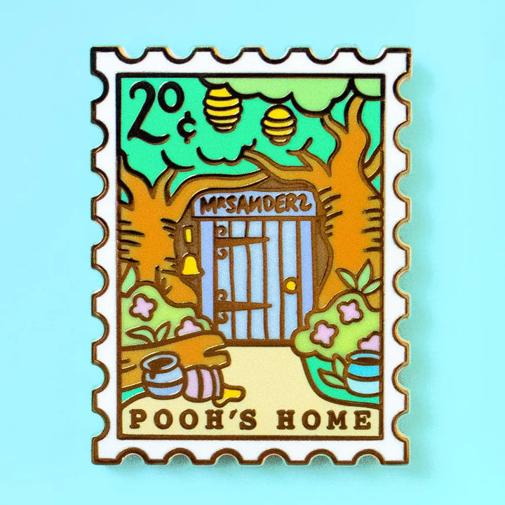 Pooh's Home Enamel Pin