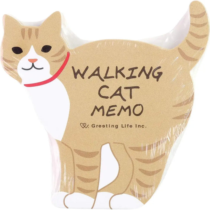 Walking Cat Memo Pad