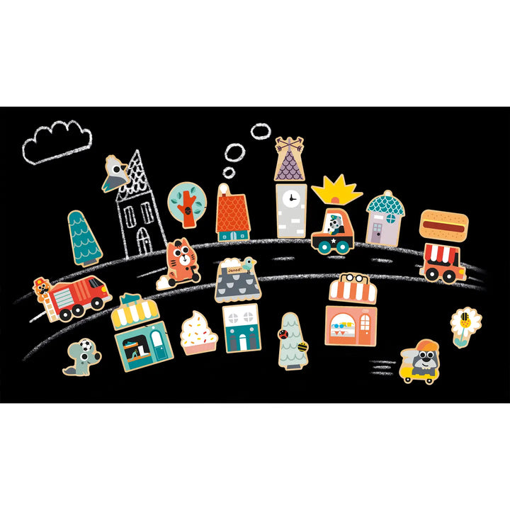 City Magnets - 24 Pieces