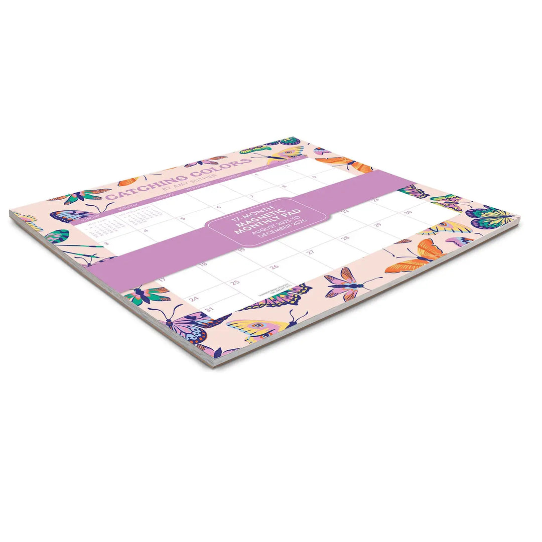 Catching Colors Magnetic Monthly Pad Calendar (Aug 2025 - Dec 2026)