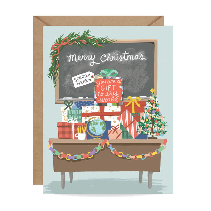 Scratch-Off Card - Teacher Christmas