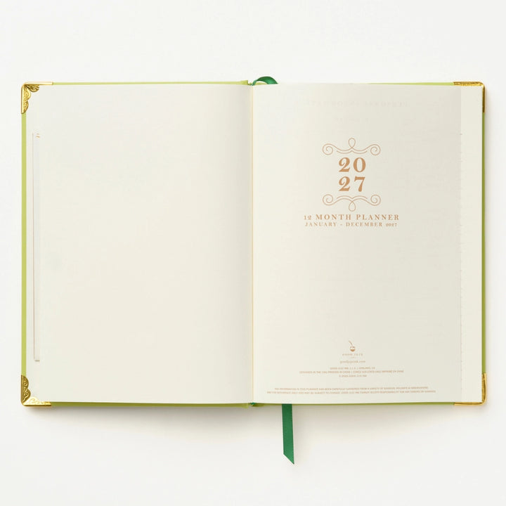 Woodland Scene Weekly Medium Bound Planner (Jan-Dec 2027)