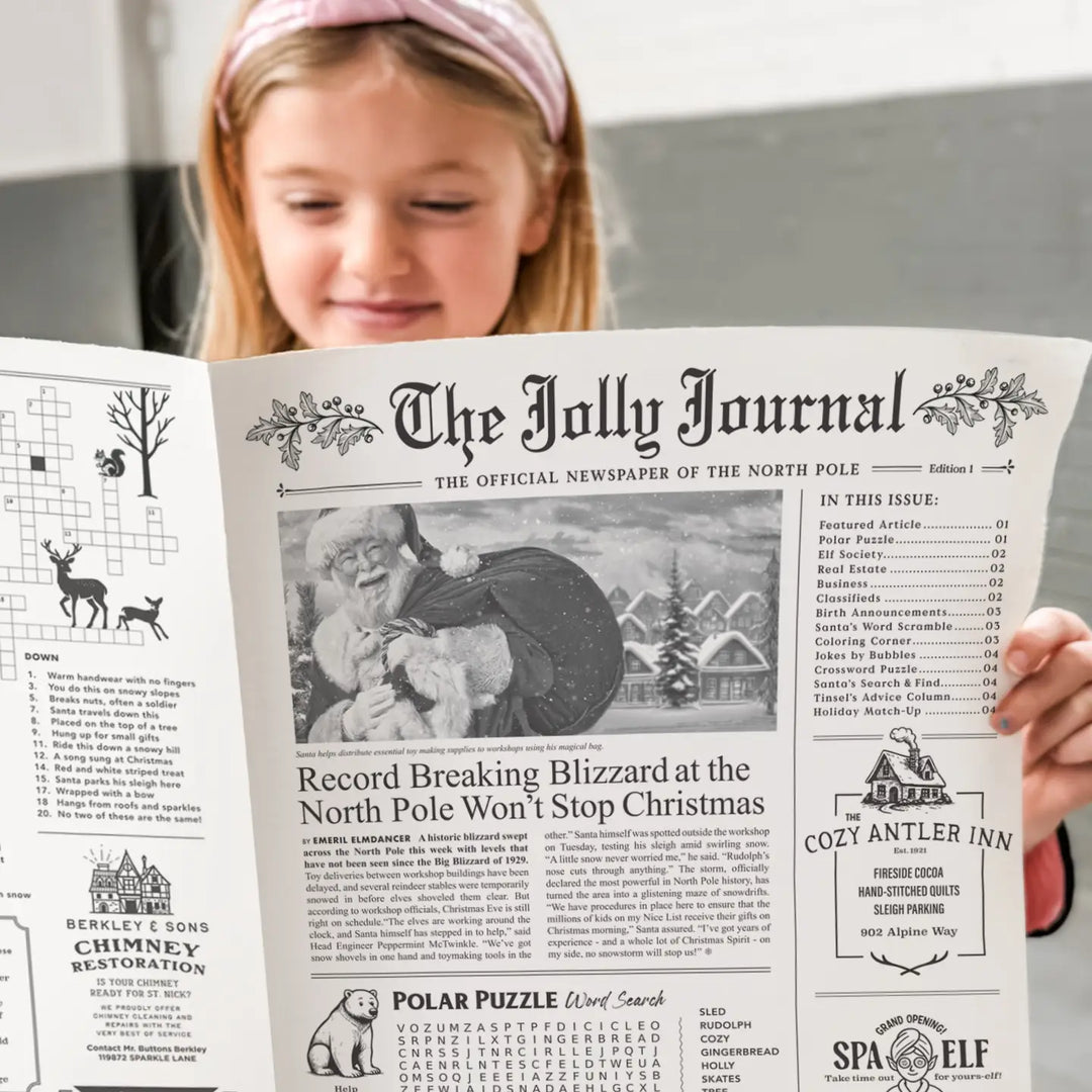 The Jolly Journal - Holiday Newspaper and Gift Wrap