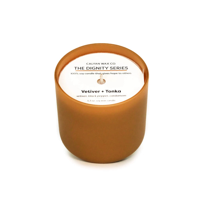 Vetiver + Tonka - Dignity Series Soy Candle