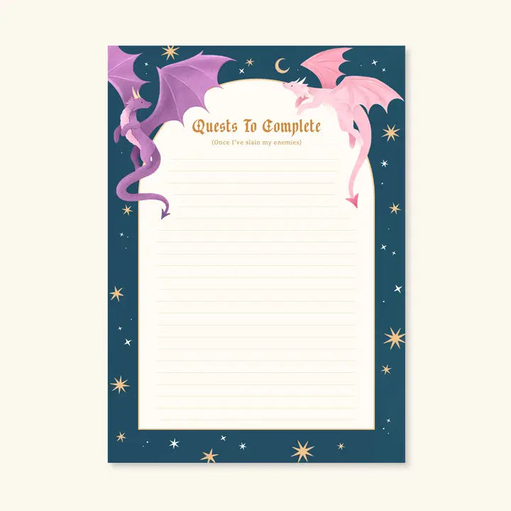 Quests To Complete Dragon Notepad
