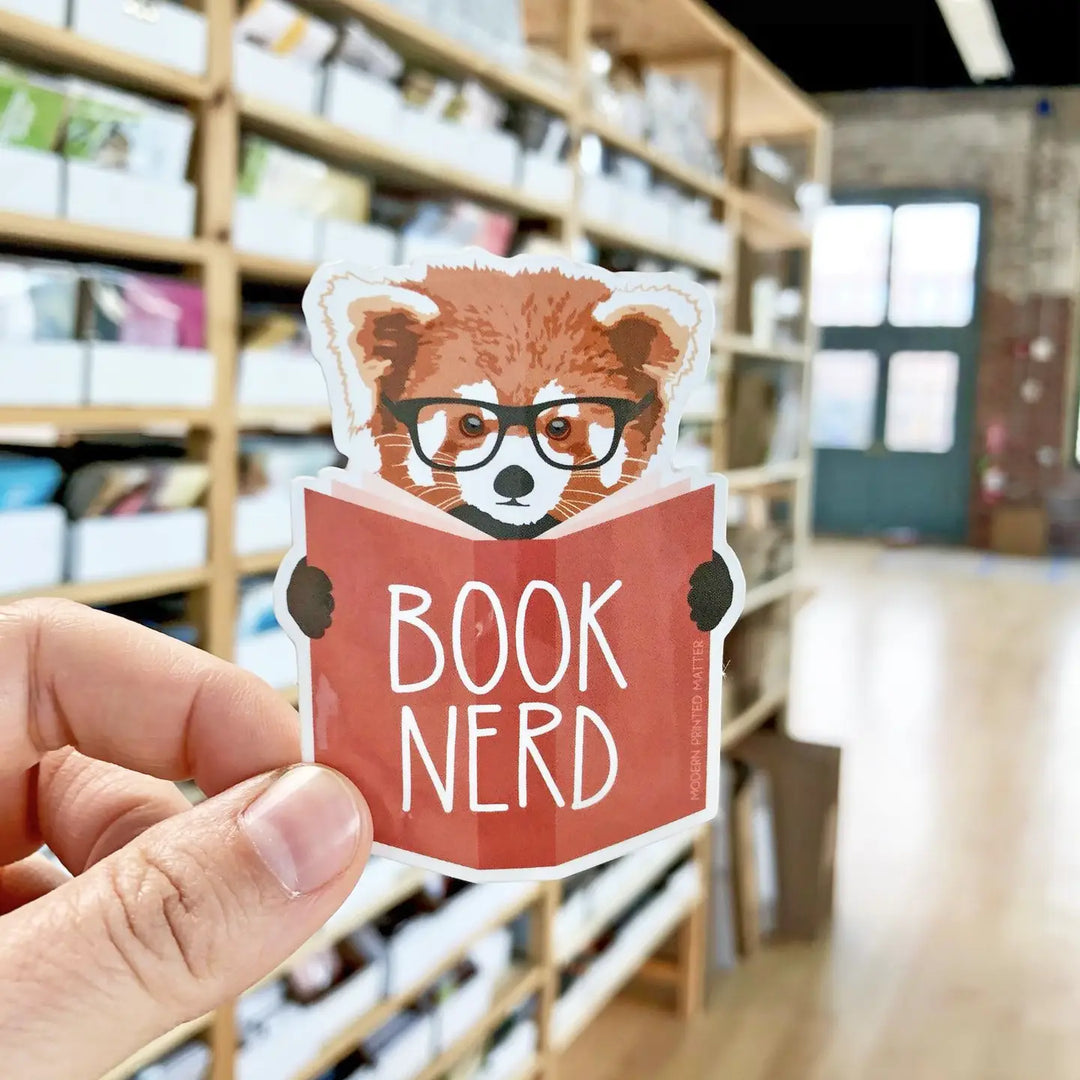 Book Nerd Sticker