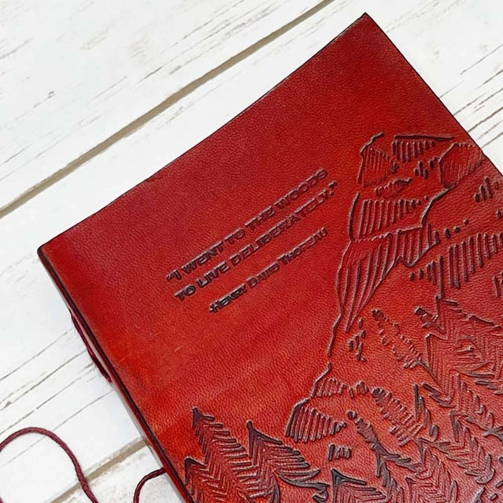 Henry David Thoreau Leather Journal