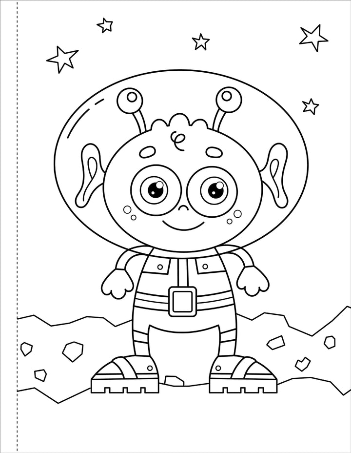 Solar System Coloring Book