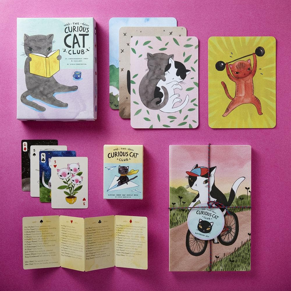 The Curious Cat Club Correspondence Cards (Set of 20)