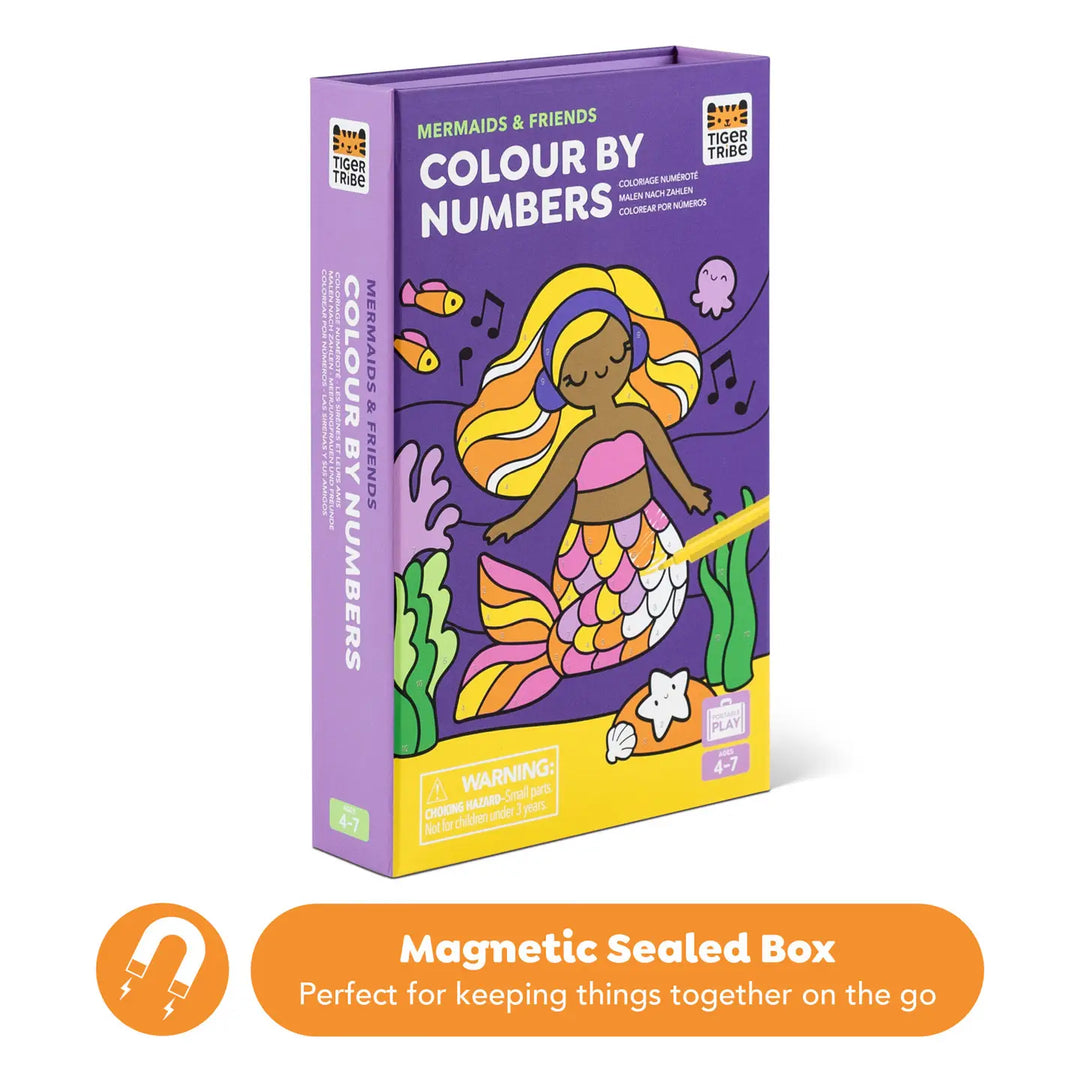 Color by Numbers - Mermaids and Friends
