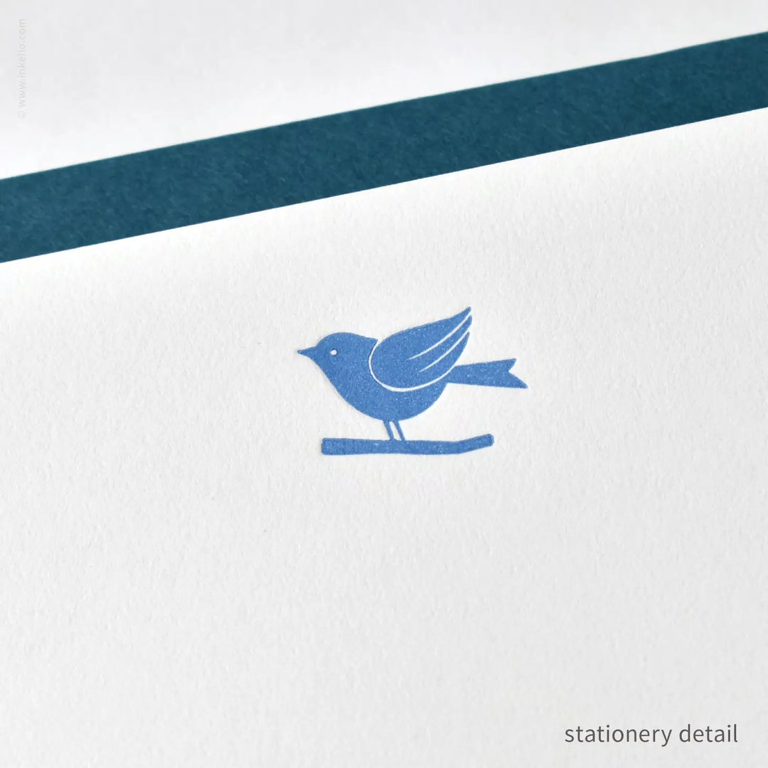 Stationery Set - Bluebird