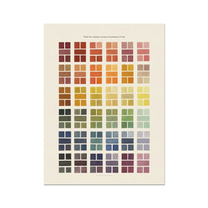 Watercolour Swatches Art Print