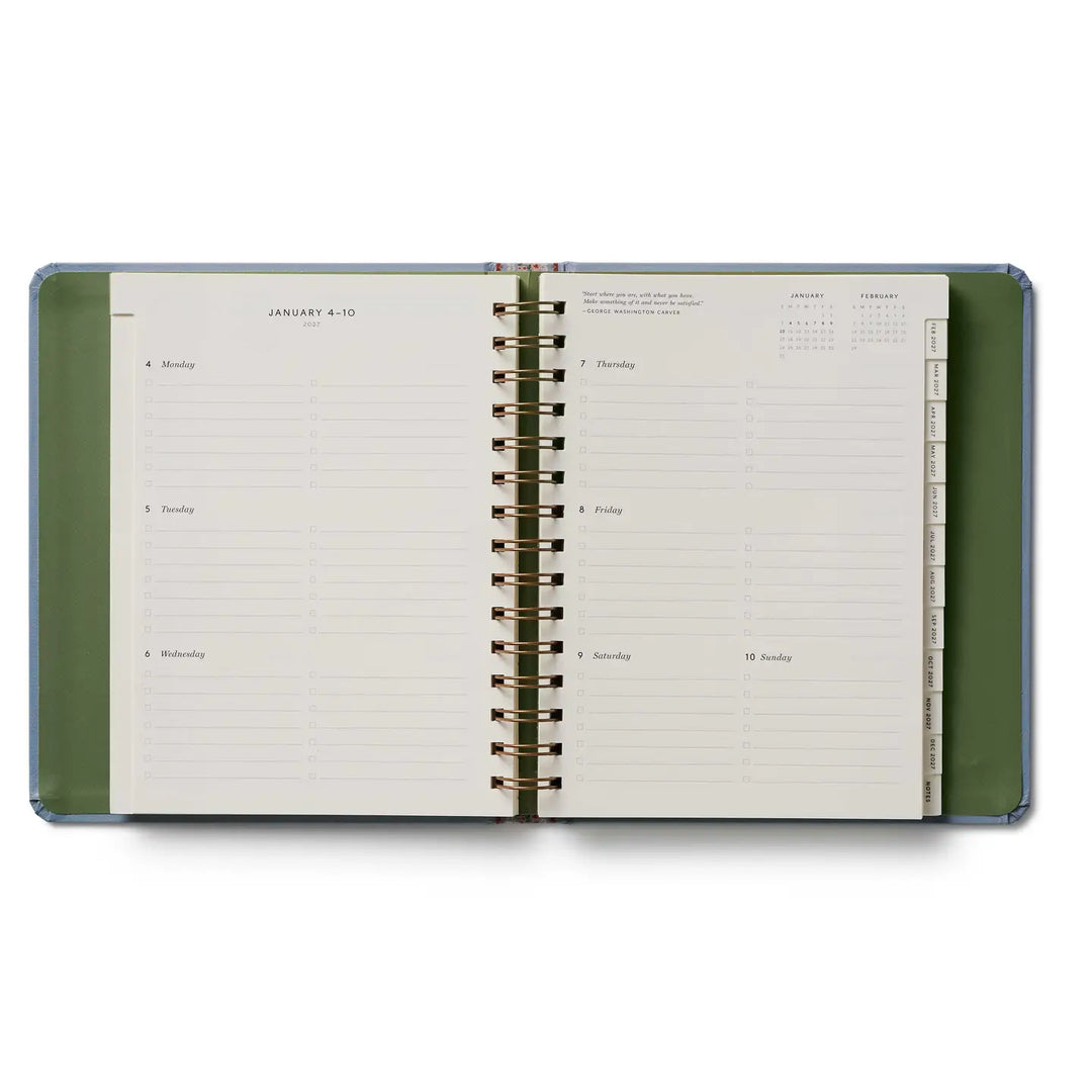 Paisley 17-Month Academic Covered Spiral Planner (Aug 2026 - Dec 2027)